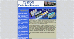 Desktop Screenshot of customplasticcard.com